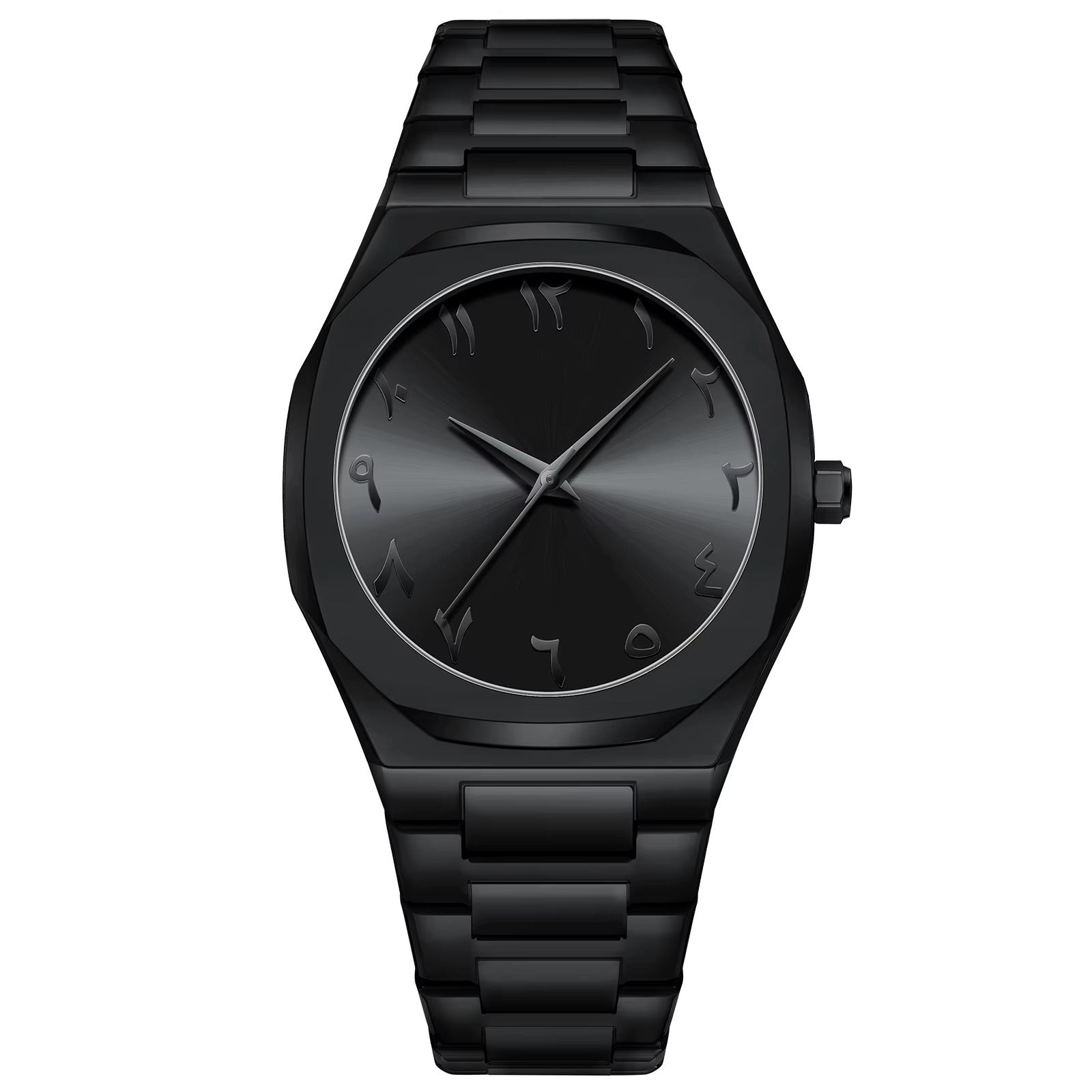 Black Arabic Aura Watch