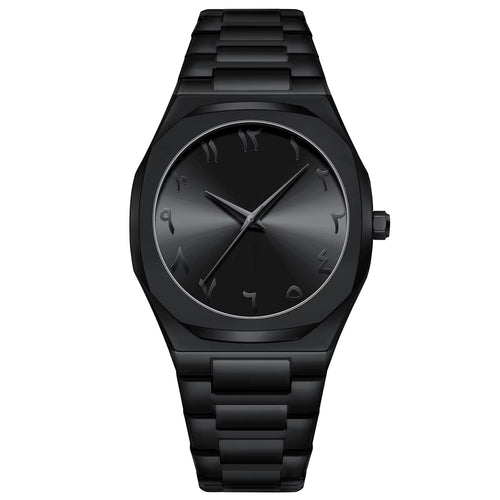 Black Arabic Aura Watch