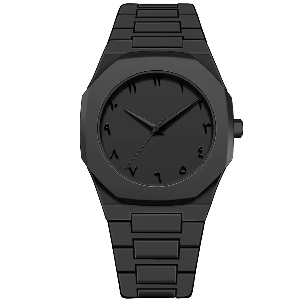 Black Arabic Aura Watch